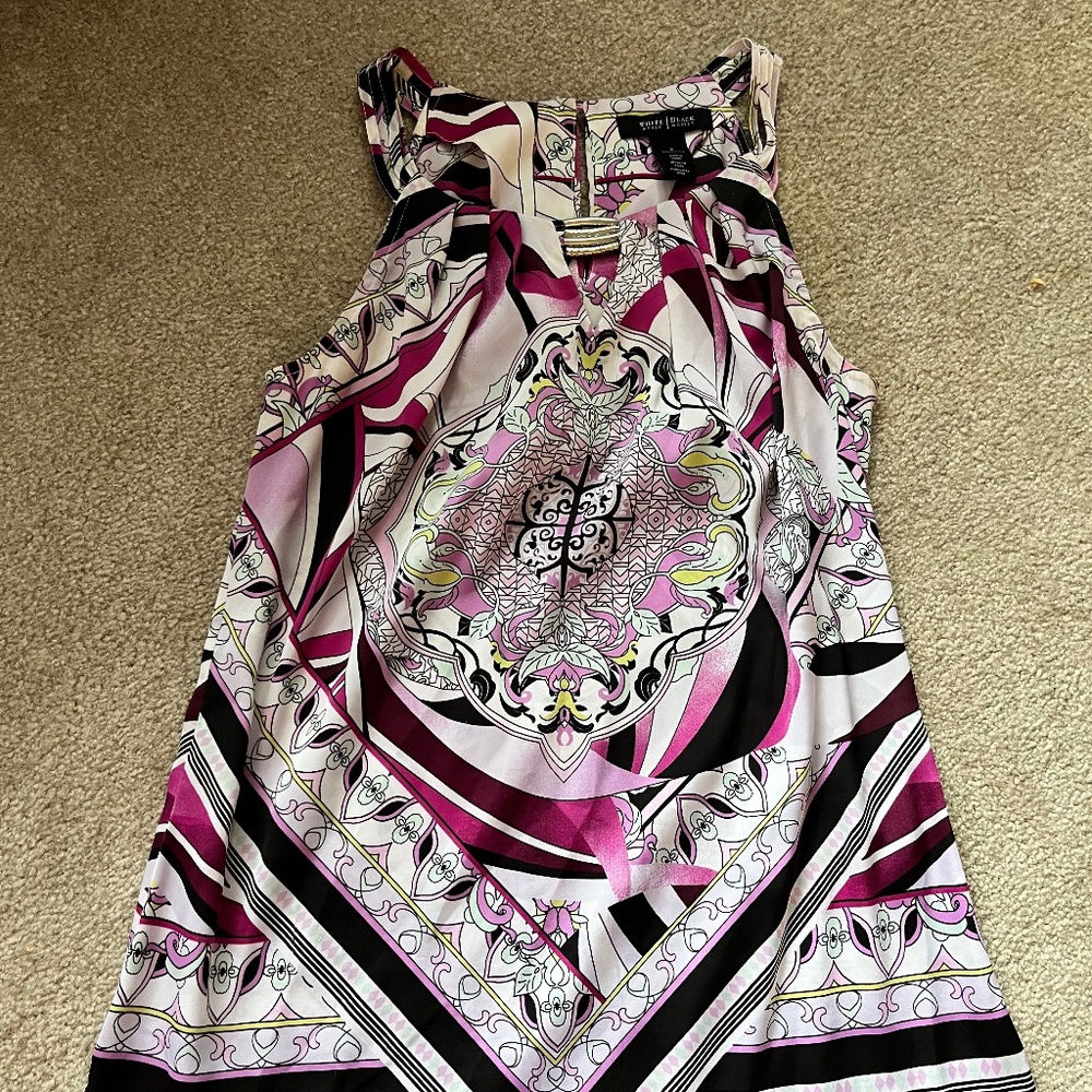 White House Black Market Blouse Size 2